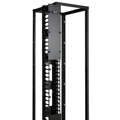 Tripp Lite SRCABLEVRT6 Open Frame Rack 6 Feet Vertical Cable Manager 6 Inches Wide, Black