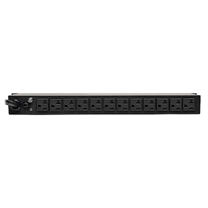 Tripp Lite Metered PDU, 20A, Isobar Surge Suppression 3840 Joules, (12 5-20R, 2 5-15R), 120V, L5-20P/5-20P, 1U Rack-Mount Power (PDUMH20-ISO)