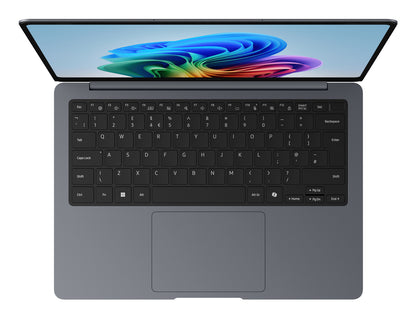 Samsung Galaxy Book6 Pro Copilot+ PC Intel Core Ultra 7 356H Laptop 35.6 cm (14") Touchscreen WQXGA+ 32 GB LPDDR5x-SDRAM 512 GB SSD Wi-Fi 7 (802.11be) Windows 11 Pro Grey