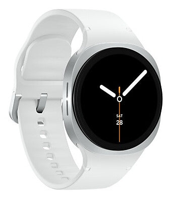 Samsung Galaxy Watch8 3.3 cm (1.3") AMOLED 40 mm Digital 438 x 438 pixels Touchscreen Silver Wi-Fi GPS (satellite)