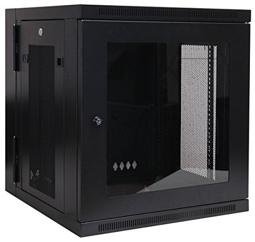 Tripp Lite 12U Wall Mount Rack Enclosure Server Cabinet with Acrylic Glass Window, Hinged, 20.5" Deep, Switch-Depth (SRW12USG)