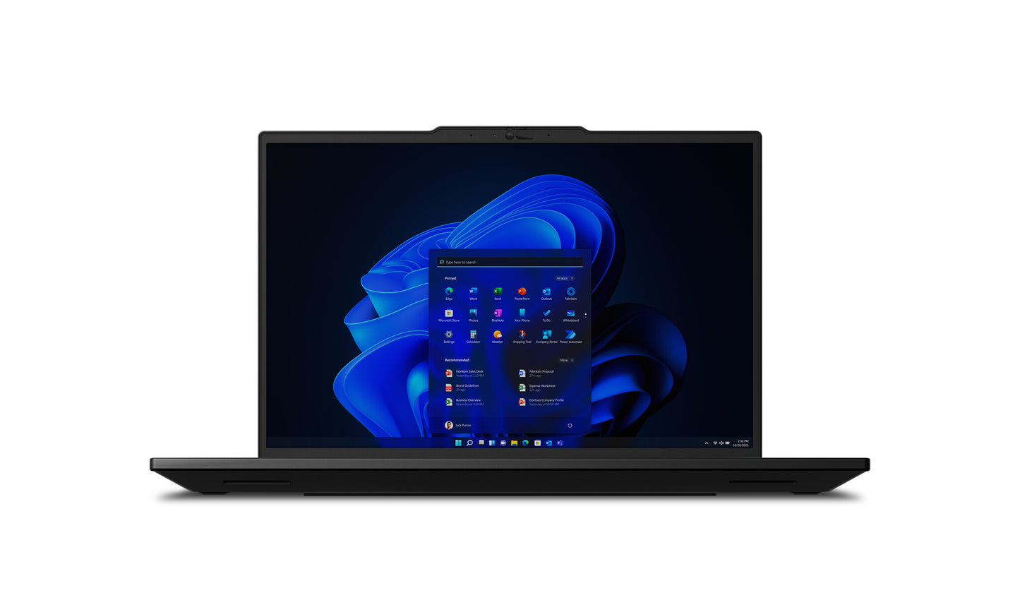 Lenovo ThinkPad P14s Gen 5 (Intel) Intel Core Ultra 7 155H Laptop 36.8 cm (14.5") Touchscreen WQXGA 16 GB DDR5-SDRAM 512 GB SSD NVIDIA RTX 500 Ada Wi-Fi 6E (802.11ax) Windows 11 Pro English Black