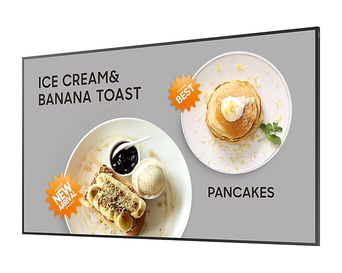 Samsung LH32QMCEBGCXUE Signage Display Digital signage flat panel 81.3 cm (32") LCD Wi-Fi 400 cd/m² Black Tizen 7.0
