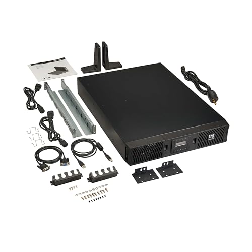 Tripp Lite Smart Double-Conversion UPS, 208/230V, C13 Outlets, Pure Sine Wave, Network Card Option, USB & DB9, 2U Rackmount, 2-Year Warranty & $250,000 Insurance (SUINT-LCD2U Series)