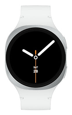 Samsung Galaxy Watch8 3.3 cm (1.3") AMOLED 40 mm Digital 438 x 438 pixels Touchscreen Silver Wi-Fi GPS (satellite)