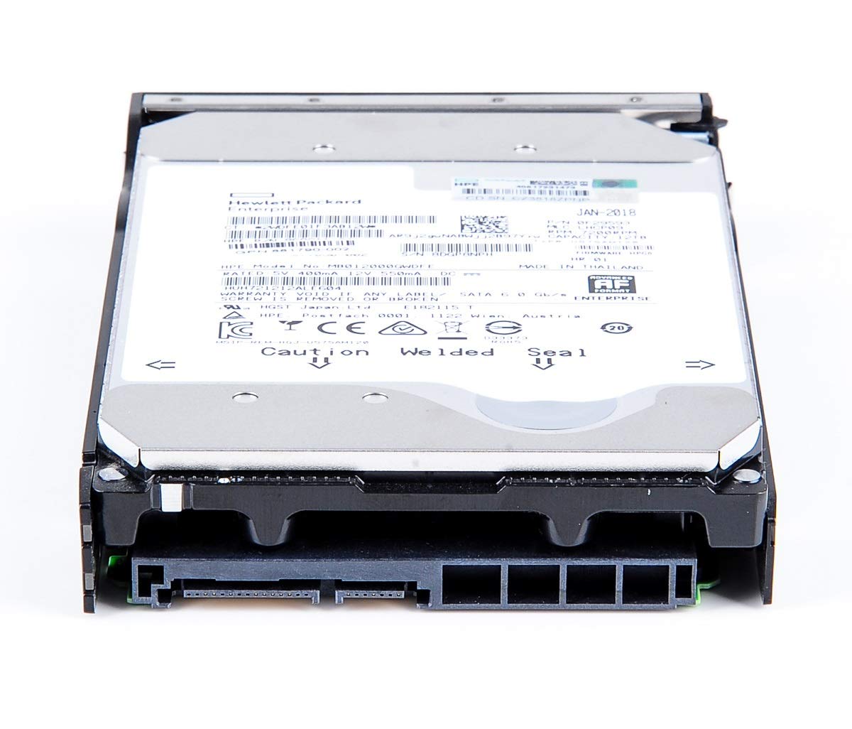 HP Enterprise 881787-B21 12tb SATA 7.2K LFF LP He 512E DS Hard Disk Drive