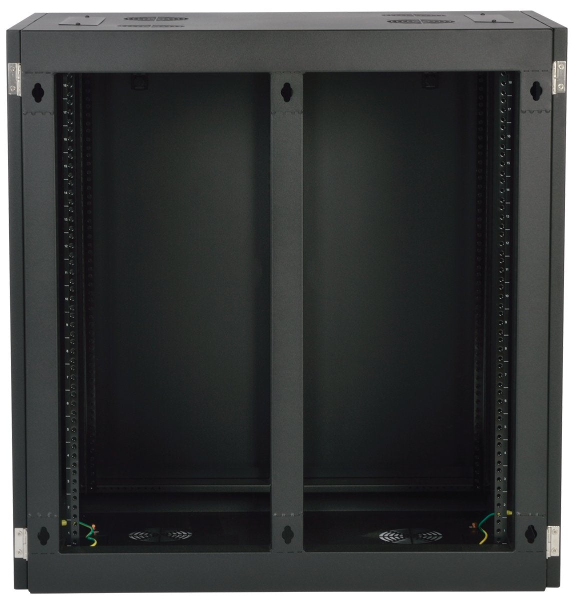 TRIPP LITE 18U Heavy Duty Wall Mount Rack Enclosure Cabinet Side Mount Wall Mount Components SRW18UHD Black