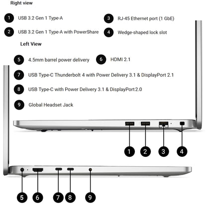 Dell Pro 16 Touchscreen Laptop Computer - (Replaces Latitude 3550) - Intel Core Ultra 7 265U & AI for Business, 16" IPS WiFi 6E, Bluetooth 5.3, Backlit Keyboard, Win 11 Pro