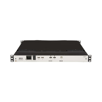 Tripp Lite Rackmount KVM Console, Short Depth 1U Rack Mount Monitor Keyboard Splitter, 18.5" HD LCD Screen, HDMI & USB Ports - Windows, Mac, Linux, & Sun Compatible - 1-Year Warranty (B021-SWHD-K)