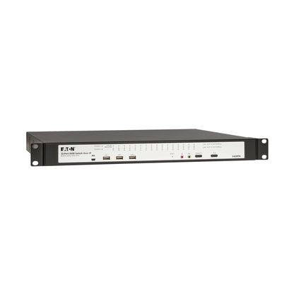 Eaton 16-Port & 32-Port Rack KVM Over IP Switch, Cat5/Cat5e, Virtual Media Connection, Remote & Local Users, Free Software, VGA or HDMI KVM, 1U Rackmount, TAA Compliant, 3-Year Warranty