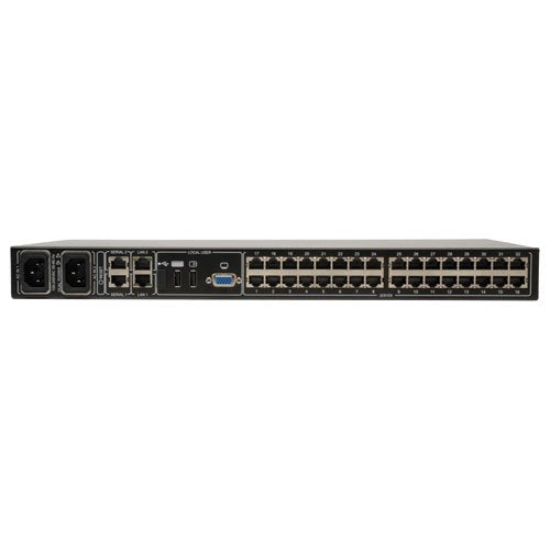 TRIPP LITE 32-Port Cat5 KVM 1 Local 2 Remote User 1URM Over IP Switch (B072-032-IP2)