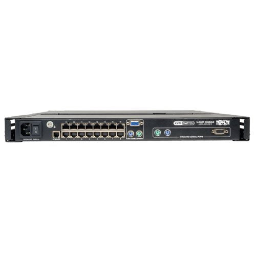 Tripp Lite B070-016-19 16 Port NetCommander Console Cat5 KVM Switch with 19" LCD