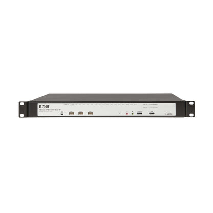 Eaton 16-Port & 32-Port Rack KVM Over IP Switch, Cat5/Cat5e, Virtual Media Connection, Remote & Local Users, Free Software, VGA or HDMI KVM, 1U Rackmount, TAA Compliant, 3-Year Warranty