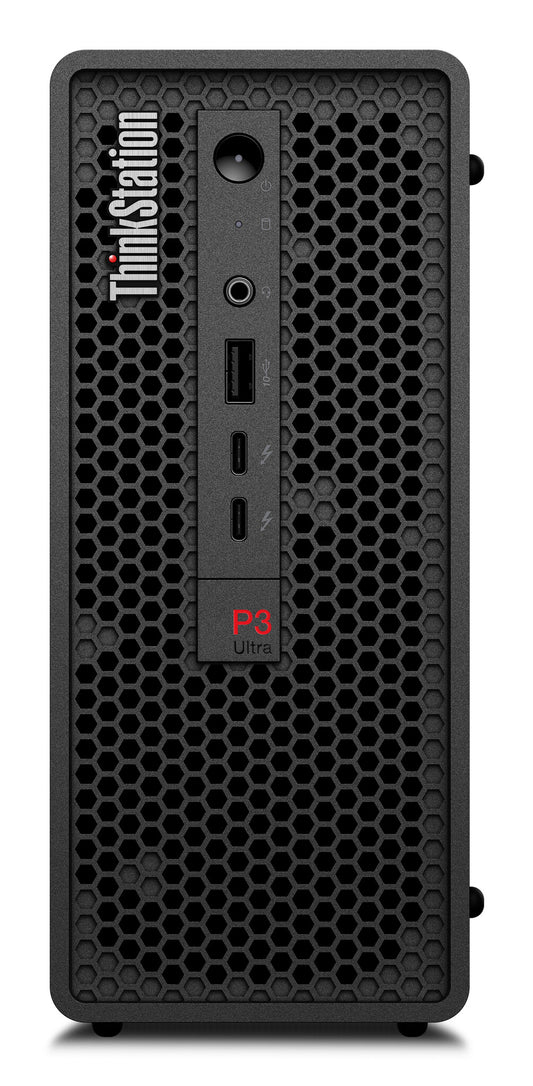 Lenovo ThinkStation P3 Ultra Intel® Core™ i7 i7-13700K 32 GB DDR5-SDRAM 1 TB SSD NVIDIA Quadro T1000 Windows 11 Pro Mini Tower Workstation Black