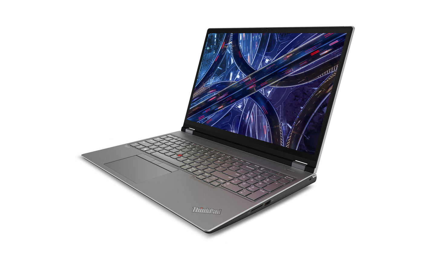 Lenovo ThinkPad P16 Gen 2 Intel® Core™ i7 i7-14700HX Mobile workstation 40.6 cm (16") WQXGA 32 GB DDR5-SDRAM 1 TB SSD NVIDIA RTX 2000 Ada Wi-Fi 6E (802.11ax) Windows 11 Pro English Grey, Black