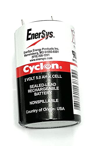 Enersys (Hawker) Cyclon 0800-0004 X-Cell 2 Volt/5 Amp Hour Sealed Lead Acid Battery