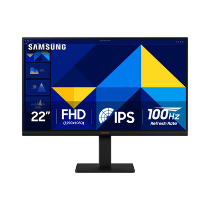 SAMSUNG Essential Monitor with IPS Panel and Tilt Only Stand, 100Hz Refresh Rate, Ergonomic Design, Advanced Eye Care, Game Mode