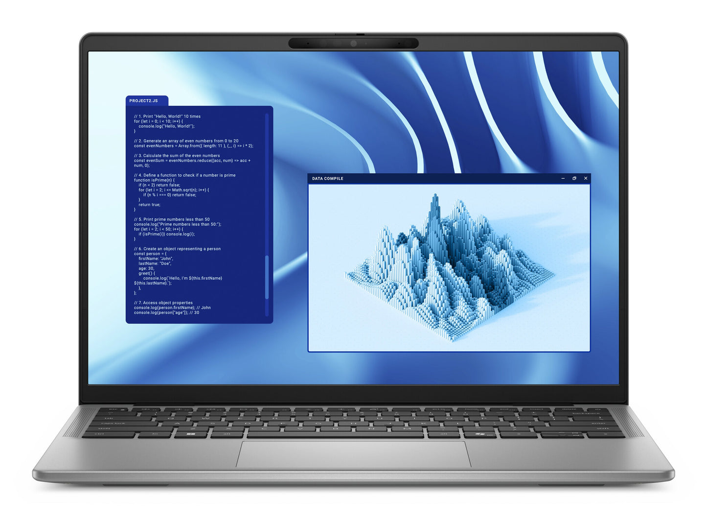 DELL Latitude 7455 Copilot+ PC Snapdragon X1P-64-100 Laptop 35.6 cm (14") Touchscreen Quad HD+ 16 GB LPDDR5x-SDRAM 512 GB SSD Wi-Fi 7 (802.11be) Windows 11 Pro Grey