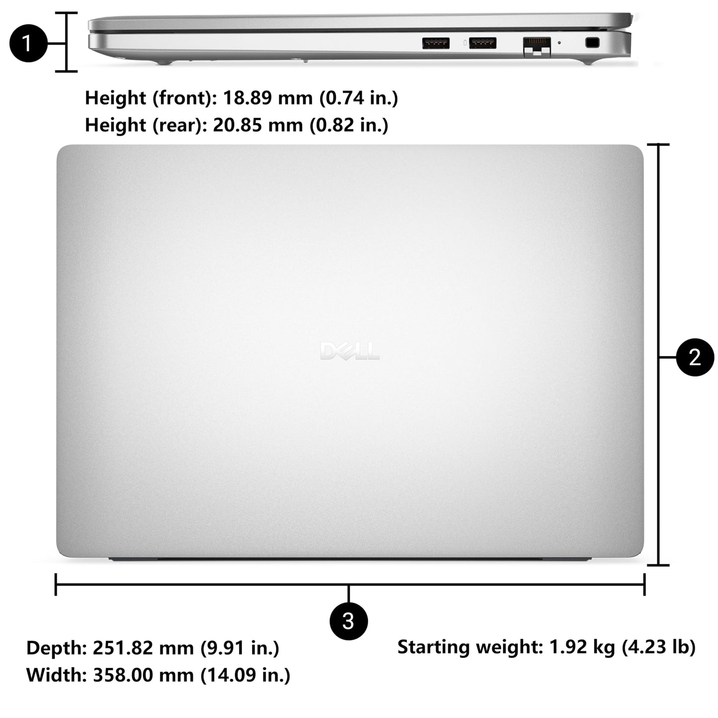 Dell Pro 16 Touchscreen Laptop Computer - (Replaces Latitude 3550) - Intel Core Ultra 7 265U & AI for Business, 16" IPS WiFi 6E, Bluetooth 5.3, Backlit Keyboard, Win 11 Pro