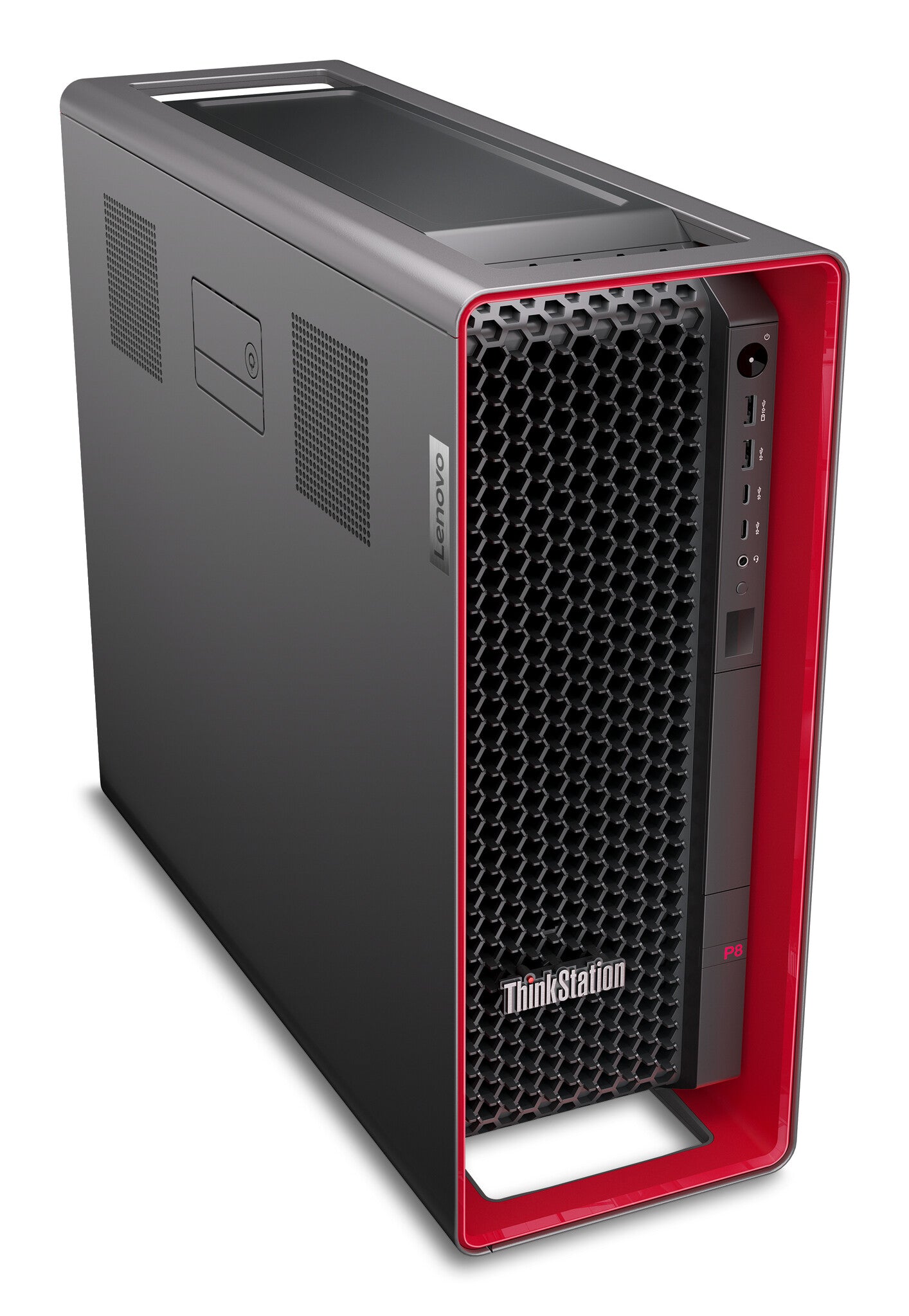 Lenovo ThinkStation P8 AMD Ryzen Threadripper PRO 7945WX 64 GB DDR5-SDRAM 2 TB SSD NVIDIA T1000 Windows 11 Pro Tower Workstation Black