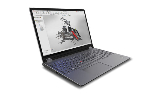 Lenovo ThinkPad P16 Gen 2 Intel® Core™ i9 i9-13950HX Mobile workstation 40.6 cm (16") WQXGA 32 GB DDR5-SDRAM 1 TB SSD NVIDIA RTX 2000 Ada Wi-Fi 6E (802.11ax) Windows 11 Pro US English Grey, Black