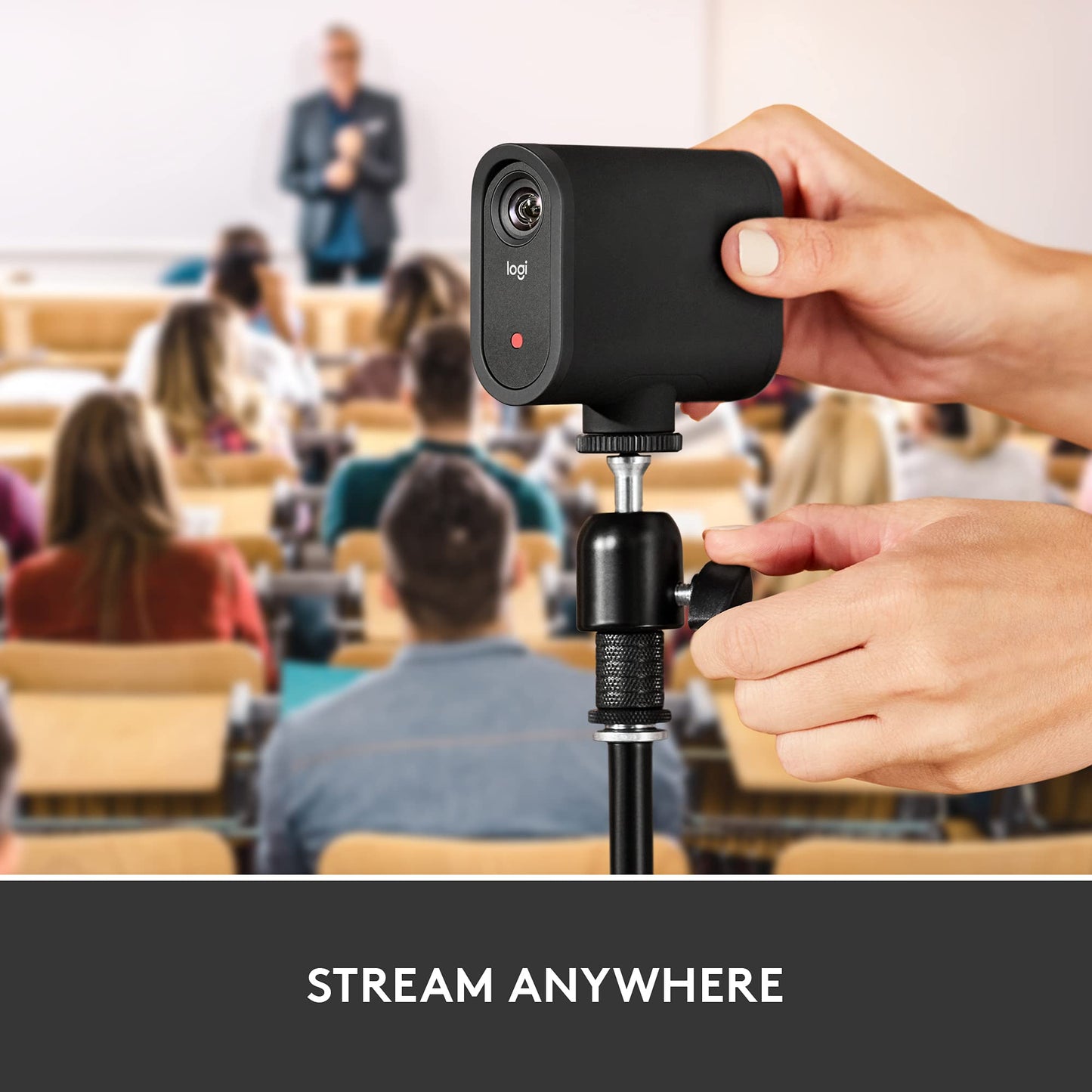 Logitech for Creators Mevo Start 3-Pack Wireless Live Streaming Cameras, for Multi-Camera HD Video,App Control and Stream via Smartphone or Wi-Fi