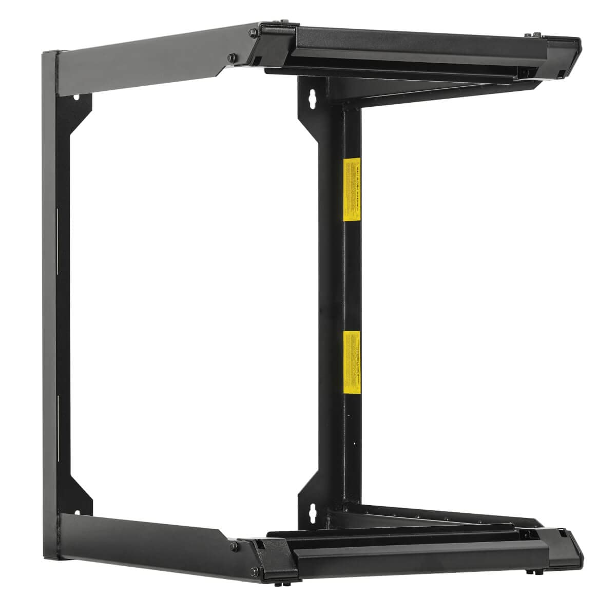 Tripp Lite Wall-Mount Open Frame Server Rack Enclosure, 2-Post, Hinged Front, Heavy-Duty Steel, 12-24 Threaded & Numbered Mounting Holes