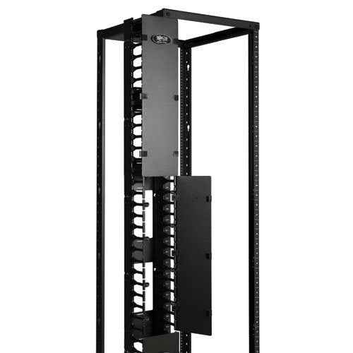 Tripp Lite SRCABLEVRT6 Open Frame Rack 6 Feet Vertical Cable Manager 6 Inches Wide, Black