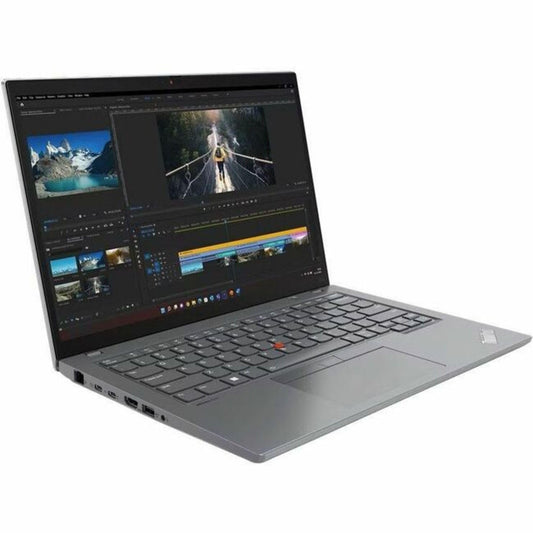 Lenovo ThinkPad T14 Gen 4 21HD0025US 14" Notebook - WUXGA - 1920 x 1200 - Intel Core i5 13th Gen i5-1335U Deca-core (10 Core) - 16 GB Total RAM - 16 GB On-Board Memory - 256 GB SSD - Storm Gray