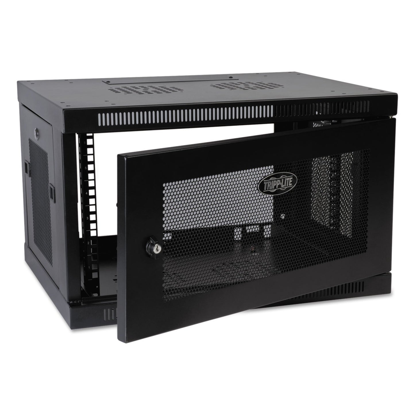 Tripp Lite 6U Wall Mount Rack Enclosure Server Cabinet, 16.5" Deep, Switch-Depth (SRW6U), Black