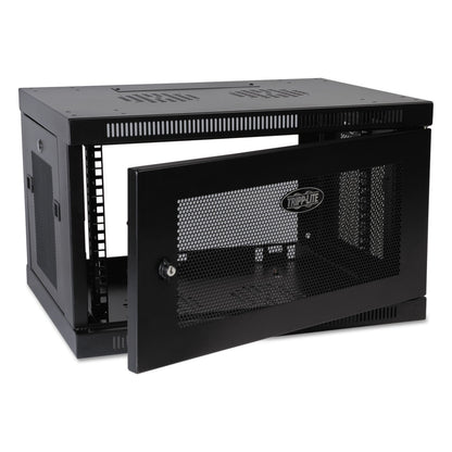 Tripp Lite 6U Wall Mount Rack Enclosure Server Cabinet, 16.5" Deep, Switch-Depth (SRW6U), Black