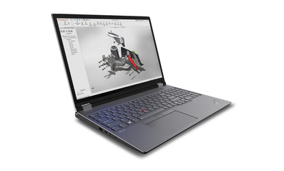 Lenovo ThinkPad P16 Gen 2 Intel® Core™ i7 i7-14700HX Mobile workstation 40.6 cm (16") WQXGA 32 GB DDR5-SDRAM 1 TB SSD NVIDIA RTX 2000 Ada Wi-Fi 6E (802.11ax) Windows 11 Pro English Grey, Black