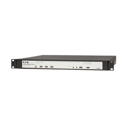 Eaton 16-Port & 32-Port Rack KVM Over IP Switch, Cat5/Cat5e, Virtual Media Connection, Remote & Local Users, Free Software, VGA or HDMI KVM, 1U Rackmount, TAA Compliant, 3-Year Warranty