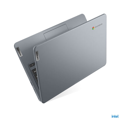 Lenovo 14e Chromebook Gen 3 Intel® N N200 35.6 cm (14") Touchscreen Full HD 8 GB LPDDR5-SDRAM 128 GB eMMC Wi-Fi 6E (802.11ax) ChromeOS US English Grey