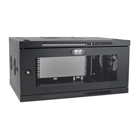 6U Wallmount Rack Enclosure Server Cabinet Wide Cable Management