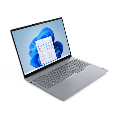 Lenovo ThinkBook 16 G8 IRL Intel Core 5 210H Laptop 40.6 cm (16") WUXGA 16 GB DDR5-SDRAM 256 GB SSD Wi-Fi 6E (802.11ax) Windows 11 Pro Spanish Grey