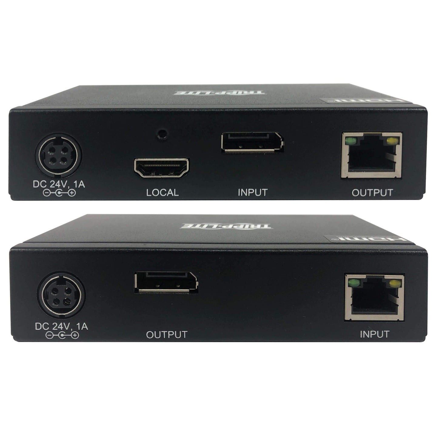 Tripp Lite DisplayPort Over Cat6 Extender Kit KVM Support USB 4K PoC TAA (B127-1A1-BDBD)