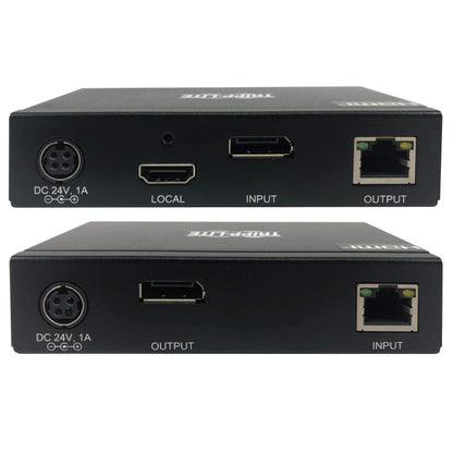 Tripp Lite DisplayPort Over Cat6 Extender Kit KVM Support USB 4K PoC TAA (B127-1A1-BDBD)