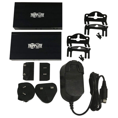 Tripp Lite DisplayPort Over Cat6 Extender Kit KVM Support USB 4K PoC TAA (B127-1A1-BDBD)