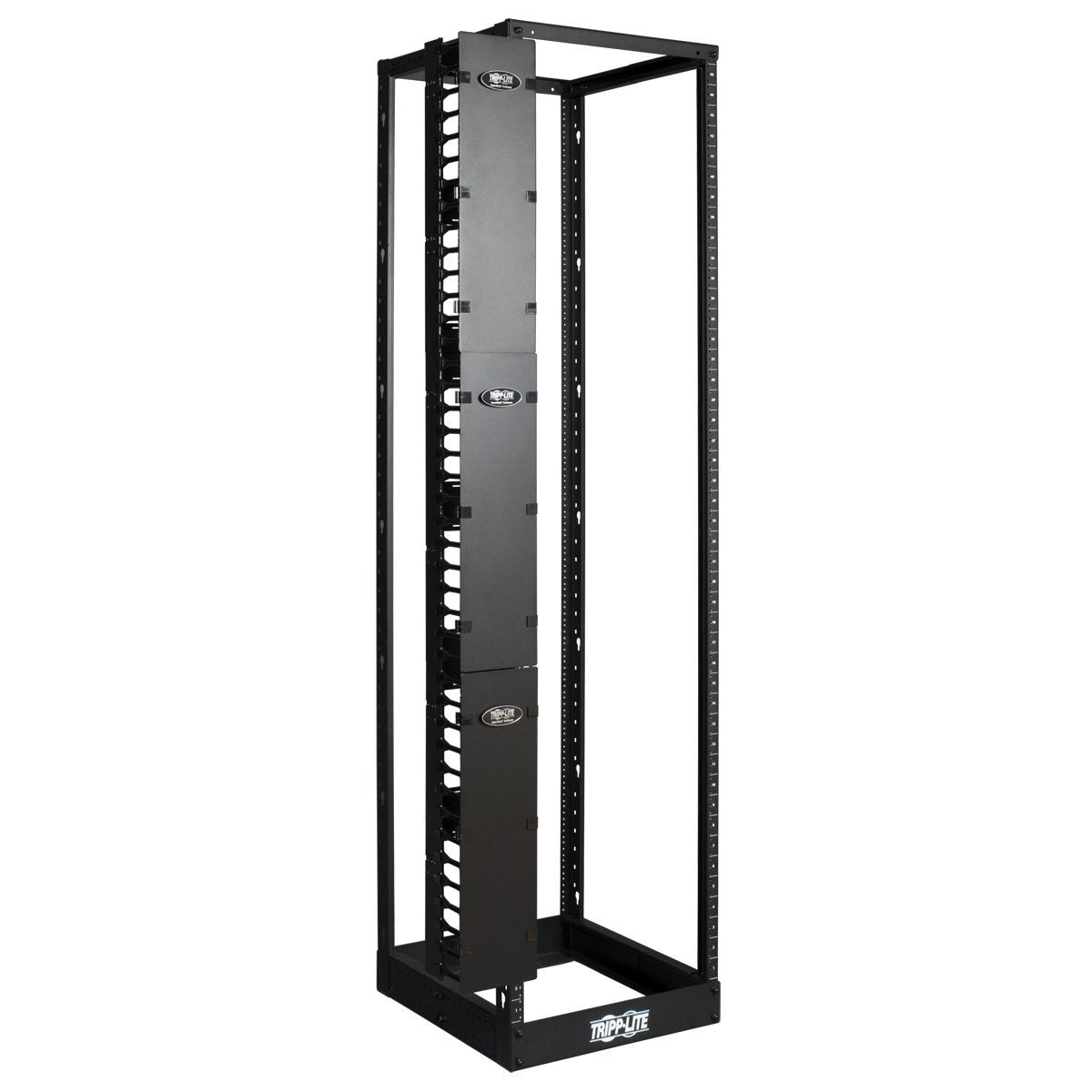 Tripp Lite SRCABLEVRT6 Open Frame Rack 6 Feet Vertical Cable Manager 6 Inches Wide, Black