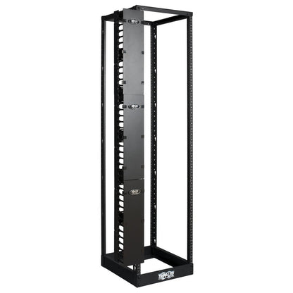 Tripp Lite SRCABLEVRT6 Open Frame Rack 6 Feet Vertical Cable Manager 6 Inches Wide, Black
