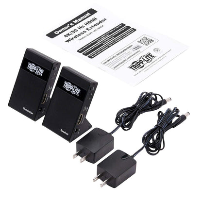 Tripp Lite Wireless HDMI Extender 4K @ 30Hz Zero Latency 7.1 Audio HDCP 2.(B127-1A1-WHD1)