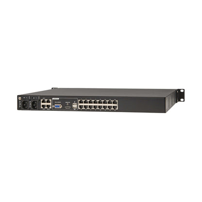 Eaton 16-Port & 32-Port Rack KVM Over IP Switch, Cat5/Cat5e, Virtual Media Connection, Remote & Local Users, Free Software, VGA or HDMI KVM, 1U Rackmount, TAA Compliant, 3-Year Warranty