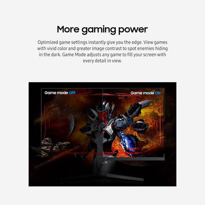 SAMSUNG Essential Monitor with IPS Panel and Tilt Only Stand, 100Hz Refresh Rate, Ergonomic Design, Advanced Eye Care, Game Mode