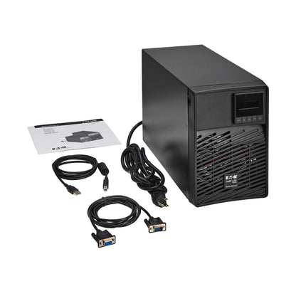 Eaton Tripp Lite Series SmartOnline Tower UPS Battery Backup, Pure Sine Wave Double-Conversion, 120V, AVR, LCD Screen, USB, DB9, 2 Year Warranty & $250,000 Insurance (SU700XLCD)