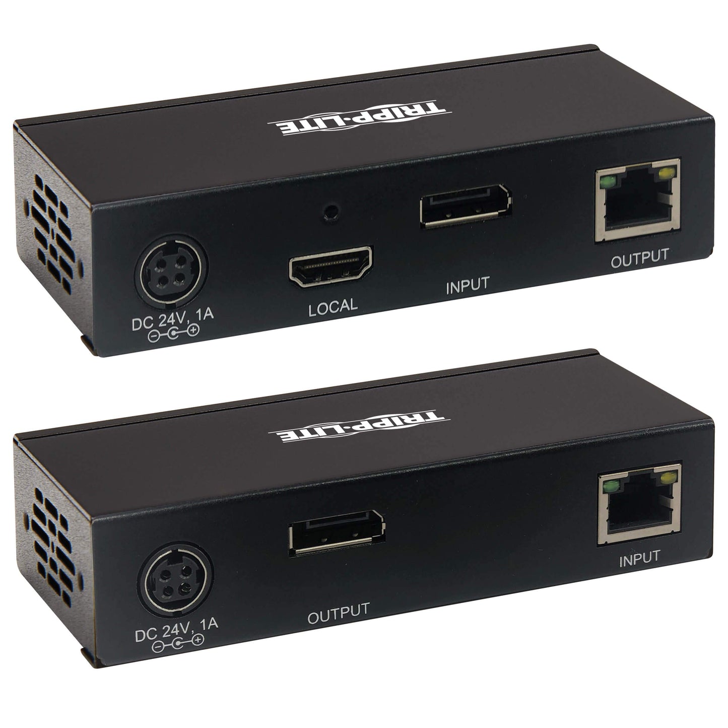 Tripp Lite DisplayPort Over Cat6 Extender Kit KVM Support USB 4K PoC TAA (B127-1A1-BDBD)