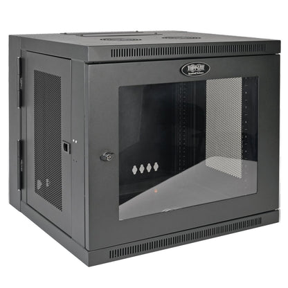 Tripp Lite 10U Wall Mount Rack Enclosure Server Cabinet with Acrylic Glass Window, Hinged, 20.5" Deep, Switch-Depth (SRW10USG)