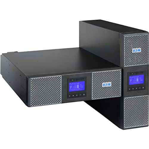 Eaton 9PX 5000VA 4500W 208V Online Double-Conversion UPS - L6-30P, 6X 5-20R, 1 L6-30R, 1 L14-30R Outlets, Cybersecure Network Card, Extended Run, 6U Rack/Tower