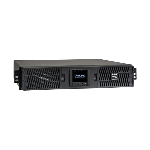 Tripp Lite Smart Double-Conversion UPS, 208/230V, C13 Outlets, Pure Sine Wave, Network Card Option, USB & DB9, 2U Rackmount, 2-Year Warranty & $250,000 Insurance (SUINT-LCD2U Series)