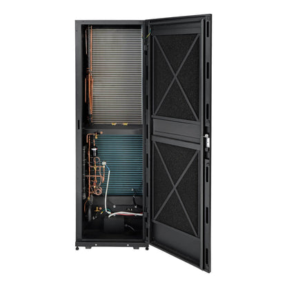 TRIPP LITE SRCOOL33K in-Row Cooling Unit for Server Racks and Data Centers | 33,000 BTU (9.7 kW), 208/240V, L6-30P Plug, 42U, Self-Contained AC Unit, Preinstalled Network Card, 1-Year Warranty